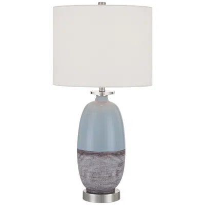 360 Lighting Stratos 26 1/4" High Blue Cloud Ceramic Table Lamp