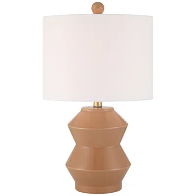 360 Lighting Tatum 22 1/4" High Red Clay Modern Ceramic Table Lamp