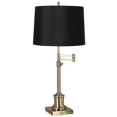 360 Lighting Westbury Black And Brass Adjustable Swing Arm Lamp