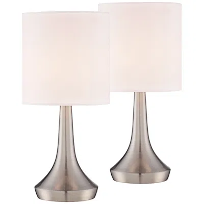 360 Lighting Zofia 13" High Modern Touch Table Lamps Set Of 2