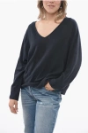 360 SWEATER 360CASHMERE V-NECK COTTON AND CASHMERE PERRINE SWEATER