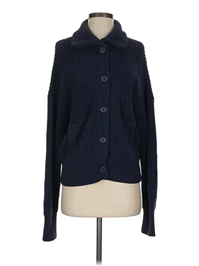 Pre-owned 360 Sweater Cardigan Sweater In Blue