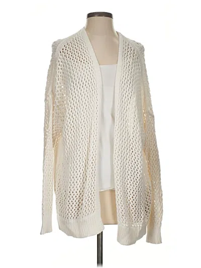 Pre-owned 360 Sweater Cardigan Sweater In Ivory