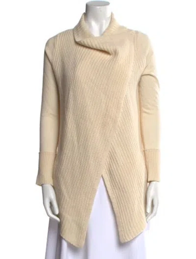 Pre-owned 360 Sweater Cashmere Cowl Neck Sweater In Neutral