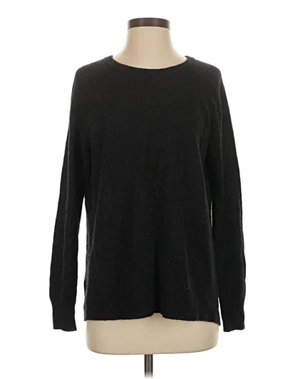 Pre-owned 360 Sweater Cashmere Pullover Sweater In Black
