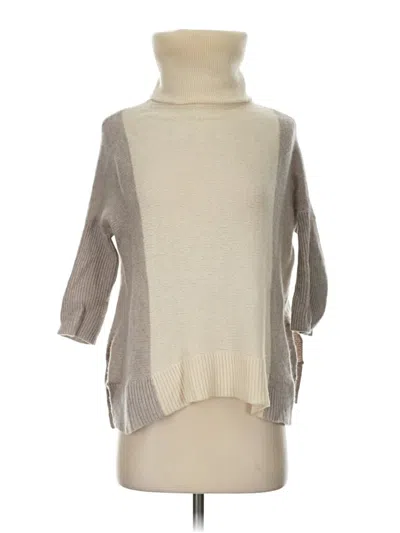 Pre-owned 360 Sweater Cashmere Pullover Sweater In Tan