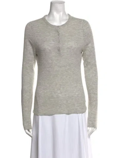 Pre-owned 360 Sweater Crew Neck Sweater In Gray
