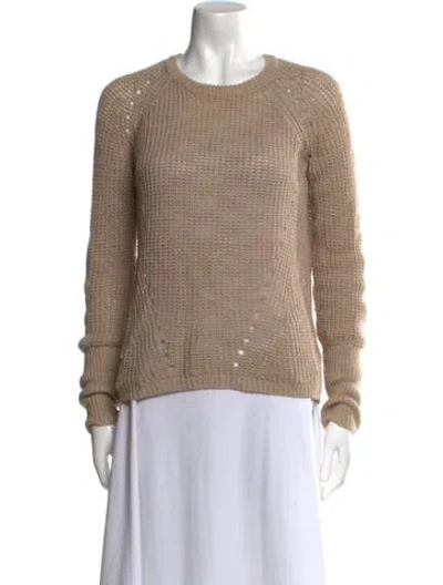 Pre-owned 360 Sweater Crew Neck Sweater In Neutral