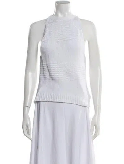 Pre-owned 360 Sweater Crew Neck Sweater In White