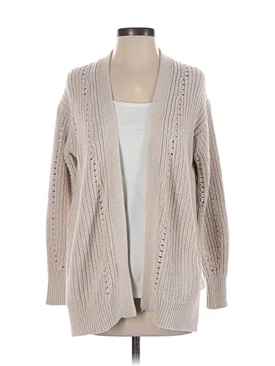Pre-owned 360 Sweater Kimono In Tan