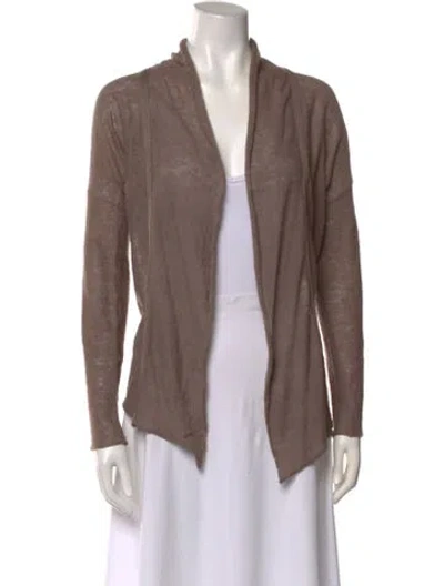 Pre-owned 360 Sweater Linen Sweater In Brown