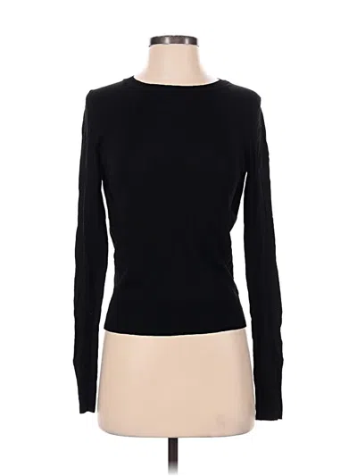 Pre-owned 360 Sweater Long Sleeve Top Black Turtleneck Tops