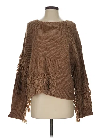 Pre-owned 360 Sweater Pullover Sweater In Brown
