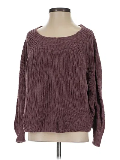 Pre-owned 360 Sweater Pullover Sweater In Burgundy