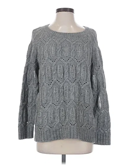 Pre-owned 360 Sweater Pullover Sweater In Gray