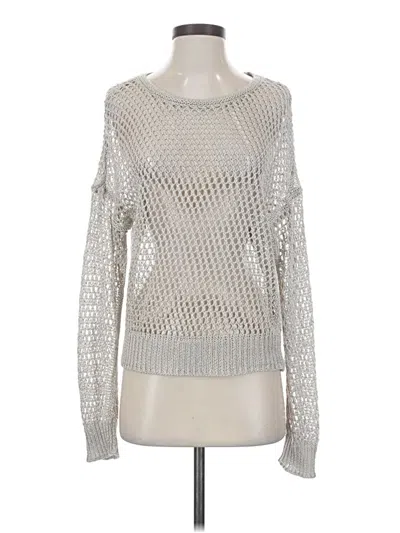 Pre-owned 360 Sweater Pullover Sweater In Silver