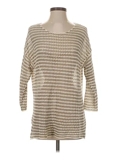 Pre-owned 360 Sweater Pullover Sweater In Tan