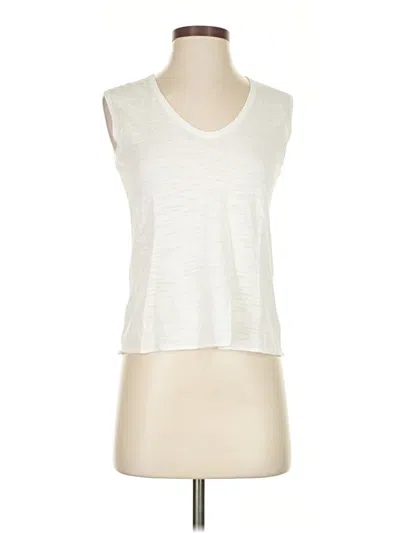 Pre-owned 360 Sweater Sleeveless T-shirt In White