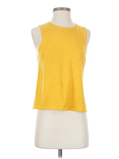 Pre-owned 360 Sweater Sleeveless T-shirt In Yellow