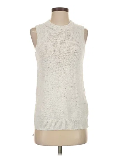 Pre-owned 360 Sweater Sweater Vest In White