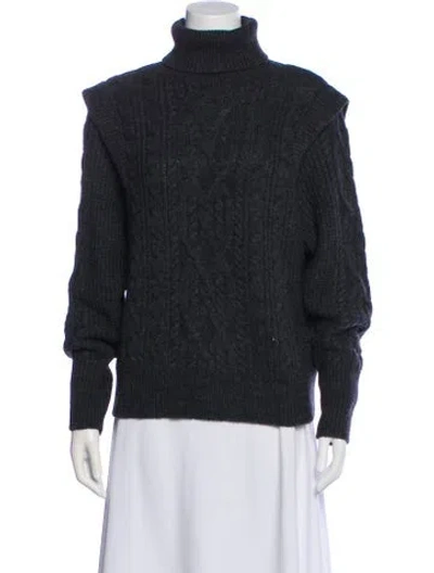 Pre-owned 360 Sweater Turtleneck Sweater In Black