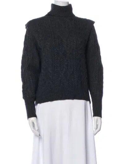 Pre-owned 360 Sweater Turtleneck Sweater In Blue