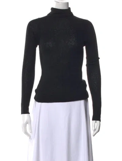 Pre-owned 360 Sweater Turtleneck Sweater In Blue