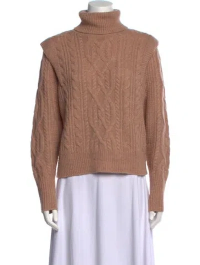 Pre-owned 360 Sweater Turtleneck Sweater In Neutral