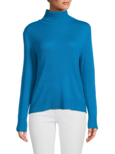 360 Sweater Women's Catelynn Cashmere Sweater In Kingfisher