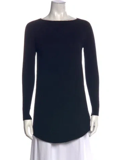 Pre-owned 360 Sweater Wool Crew Neck Sweater In Blue