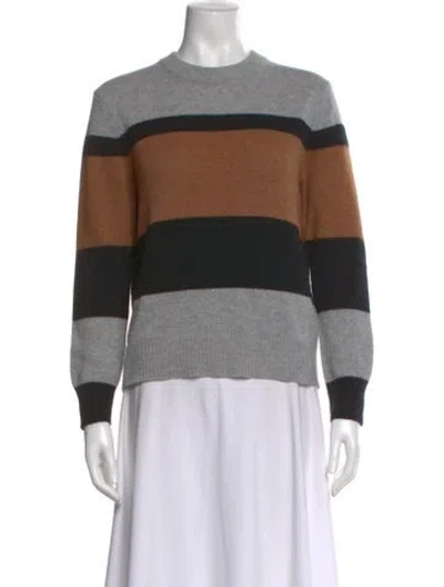 Pre-owned 360 Sweater Wool Striped Sweater In Multi