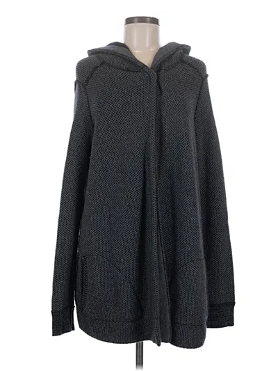 Pre-owned 360 Sweater Zip Up Hoodie In Gray