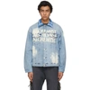 Alchemist Blue Denim Bayside Rocky Jacket In 80 Blue Denim