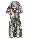 DOLCE & GABBANA DOLCE & GABBANA PATCHWORK MAXI DRESS