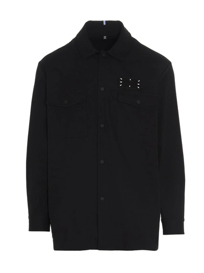 Mcq By Alexander Mcqueen Icon Zero Cotton Twill Shirt In Black