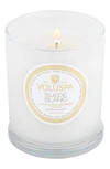 Voluspa Suede Blanc Classic Candle In Suede Blanc