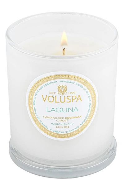 Voluspa Laguna Classic Candle In White