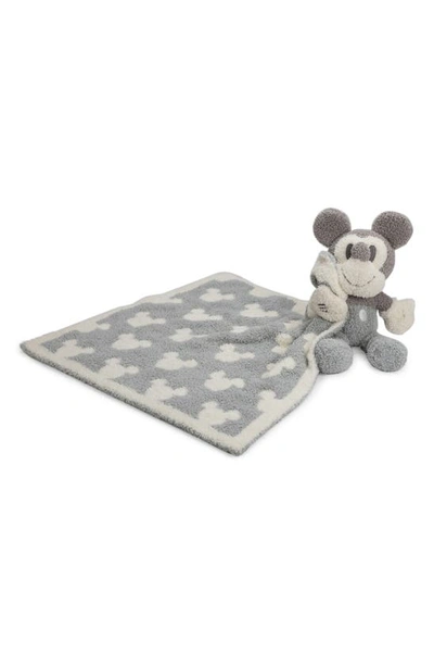 Barefoot Dreamsr Babies' Barefoot Dreams(r) Cozychic(tm) Disney Mickey/minnie Mouse Blanket & Stuffed Toy Gift Set In Ocean Multi