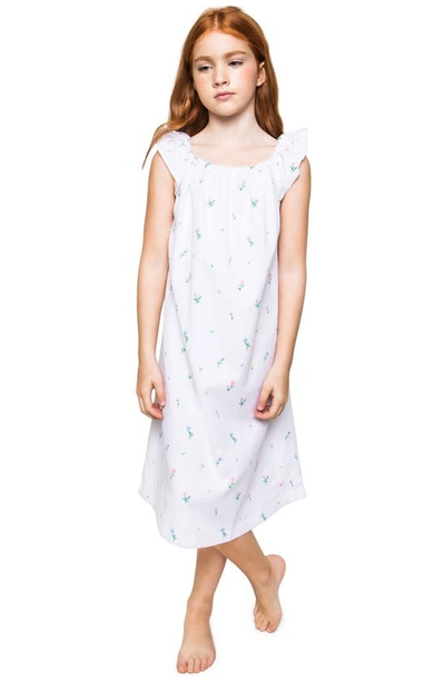 Petite Plume Kids' Baby's, Little Girl's & Girl's Tulips Isabelle Nightgown In White