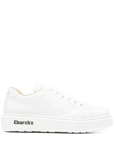 Church's Mach 1 Lace-up Sneakers In White