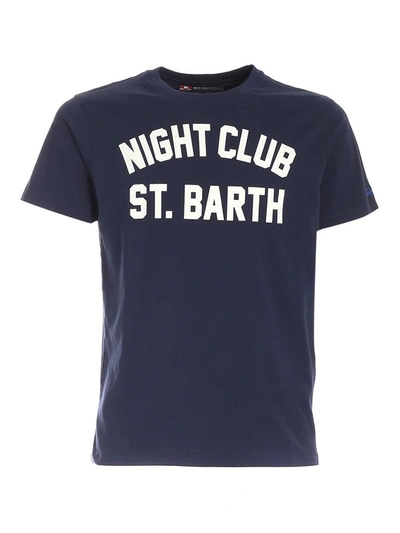 Mc2 Saint Barth Night T-shirt In Blue