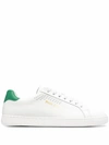 PALM ANGELS PALM ANGELS MEN'S WHITE LEATHER SNEAKERS,PMIA056S21LEA0010155 40