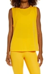 Zella Work For It Easy Tank Top In Yellow Autumn