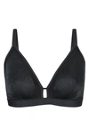 Lively The Smooth Lace Busty Bralette In Jet Black