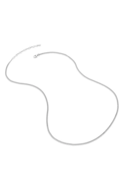 MONICA VINADER MONICA VINADER CURB CHAIN NECKLACE,SS-CH-CURB-NON