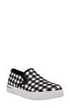 GUESS RELIZE CHECK SLIP-ON SNEAKER,GWRELIZE2