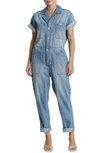 Pistola Cassie Super High Waist Crop Straight Leg Jeans In Disoriented