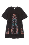 Free People 'perfectly Victorian' Minidress In Black