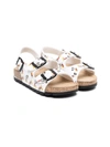 Moa Mickey Mouse-print Sandals In White