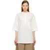 LEMAIRE WHITE HENLEY T-SHIRT